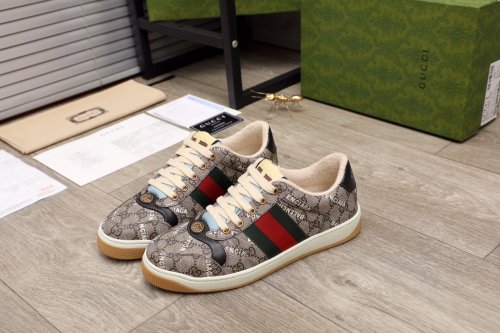 Gucci Mens Shoes Luxury Brand Men's Gucci Tennis Sneaker with Original Box