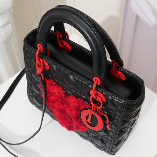 Dior Womens Bags Handbags Luxury Fashion MEDIUM LADY D-LITE BAG with Original Box