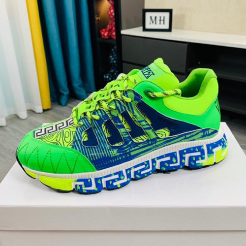 Versace Women Shoes Fashion Design Luxury Brand TRIGRECA SNEAKERS with Original Box