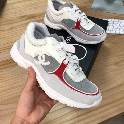 Chanel Mens Shoes Sneakers Luxury Brand Sports Shoes Breathable Design with Original Box