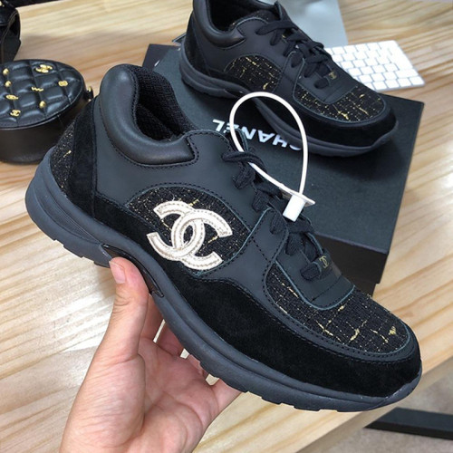 Chanel Mens Shoes Sneakers Luxury Brand Sports Shoes Breathable Design with Original Box