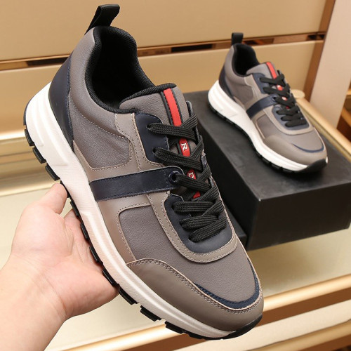 Prada Mens Shoes Sneakers Casual Shoes for Men Luxury Brand Breathable Fashion Sneakers with Original Box