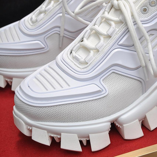 Prada Men Shoes Cloudbust Thunder Technical Fabric Sneakers with Original Box