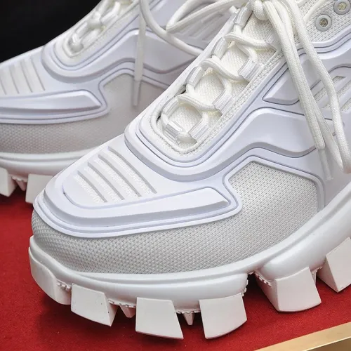 Prada Men Shoes Cloudbust Thunder Technical Fabric Sneakers with Original Box
