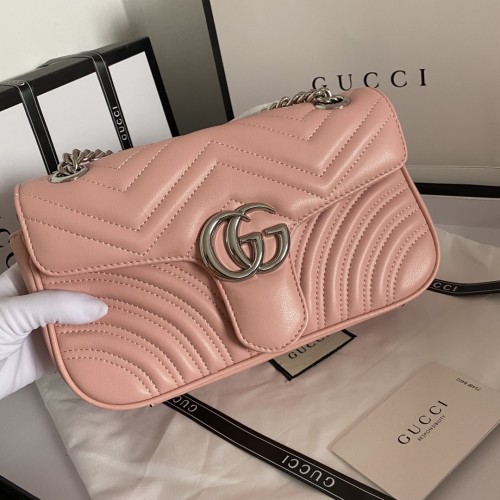 Gucci Womens Bags Shoulder Messenger Bag Luxury Brand Small GG Marmont bag with Original Box