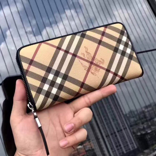 Burberry Mens Womens Bags Wallets Clutch Luxury Brand with Original Box