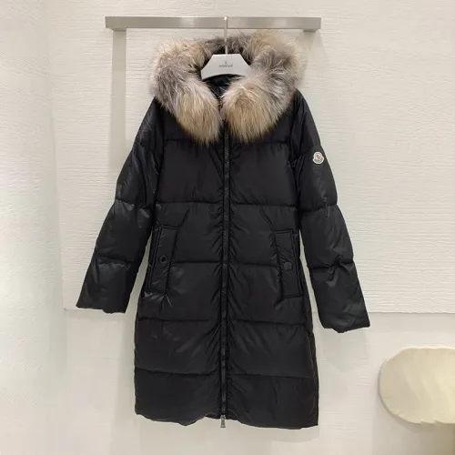 Moncler Design Womens Winter Windprood Marrionnier Down Jackets Keep Warm 90% White Duck Down Long Design