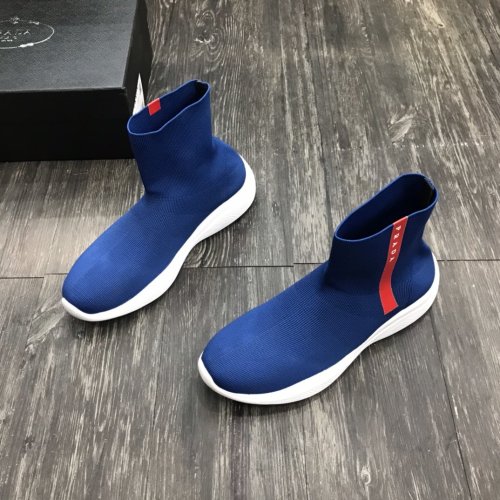 Prada Men Shoes Luxury Brand Sneakers