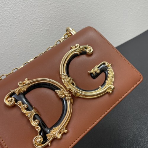 Dolce&Gabbana Womens Bags Shoulder Bag in quilted nappa leather Luxury Brand with Original Box