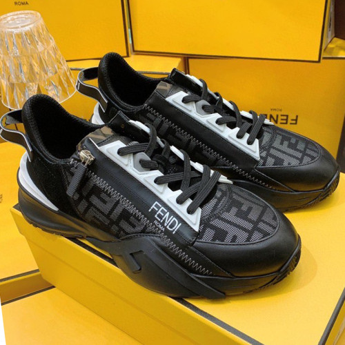 Fendi Mens Shoes Fashion Sneakers Luxury Brand Casual Fendi Flow Low-Top Sneakers Shoes for Men with Original Box