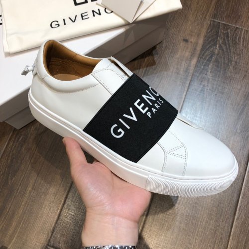 Givenchy Womens Shoes Fashion Type SNEAKERS IN LEATHER WITH WEBBING BE0005E0DD-116 with Original Box