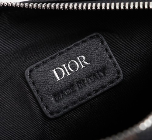Dior Mens Womens Bags Shoulder Messenger Bags Luxury Brand Dior ROLLER MESSENGER BAG Black Dior Oblique Galaxy Leather 1ESPO061VPI_H03E with Original Box