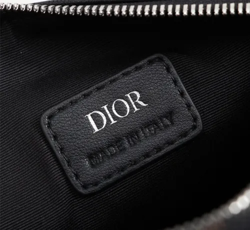 Dior Mens Womens Bags Shoulder Messenger Bags Luxury Brand Dior ROLLER MESSENGER BAG Black Dior Oblique Galaxy Leather 1ESPO061VPI_H03E with Original Box