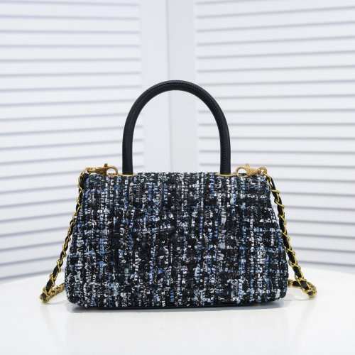 Chanel Womens Bags Shoulder Bag Flap Bag with Top Handle