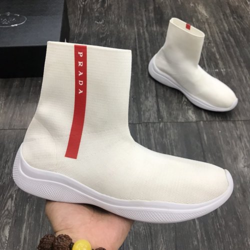 Prada Men Shoes Luxury Brand Sneakers