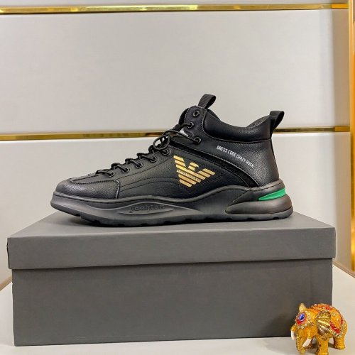 Armani Men Shoes Sneakers Fashion Design Luxury Brand Design