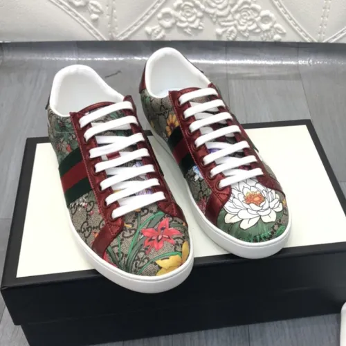 Gucci Women Shoes Casual Design Luxury Brand Women's Ace GG Flora sneaker 433900 HT520 8490