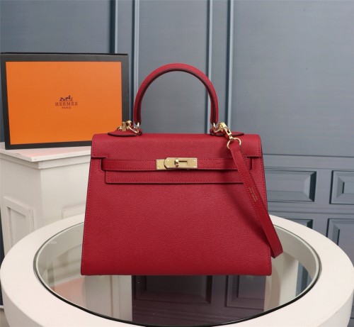 Hermes Womens Bags Handbags Luxury Brand Fashion Hermès Kelly 25cm 28cm K25 K28 Size Tote