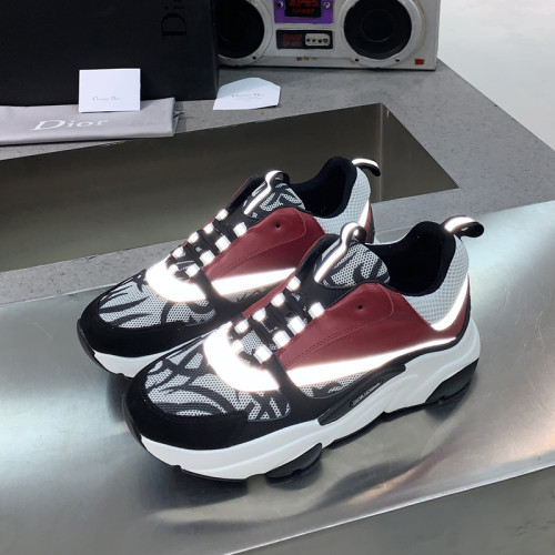 Dior Mens Shoes Sneakers Luxury Brand Breathable Design B22 SNEAKER with Original Box