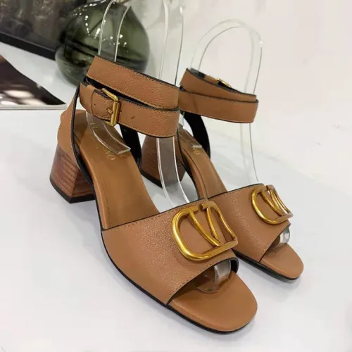 Valentino Womens Shoes Mid Heels Vlogo Sandals