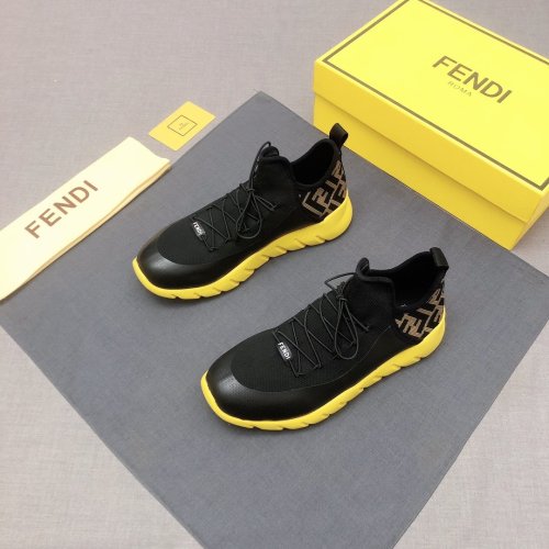 Fendi Mens Shoes Fashion Sneakers Luxury Brand Casual Shoes for Men with Original Box