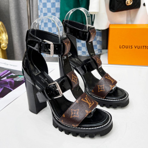 Louis Vuitton Women Shoes Sandals Fashion Summer Luxury Brand PODIUM PLATFORM SANDAL with Original Box Womens Sandals