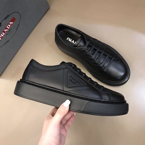 Prada Mens Shoes Sneakers Casual Shoes for Men Luxury Brand Breathable Fashion Sneakers with Original Box