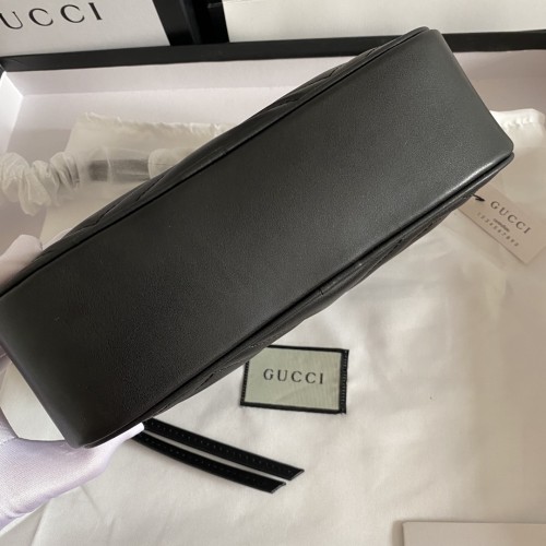 Gucci Womens Bags GG Marmont small matelassé shoulder bag Luxury Brand with Original Box 447632 DTD1T 1000