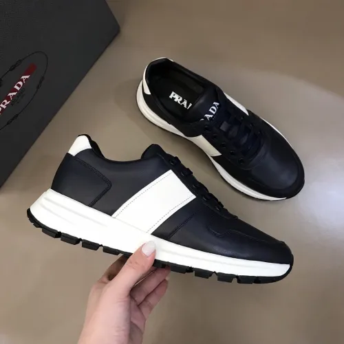 Prada Mens Shoes Sneakers Casual Shoes for Men Luxury Brand Breathable Fashion Sneakers with Original Box