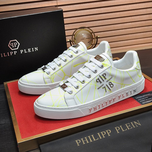 Philipp Plein Men Shoes Sneakers Low Top Sneaker Fashion Design Luxury Brand with Original Box