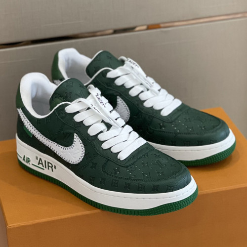 Louis Vuitton Men Shoes Fashion Sneakers Design Luxury Brand LVXNIKE Air Force Sneakers with Original Box
