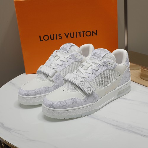 Louis Vuitton Men Shoes Fashion Sneakers Design Luxury Brand LV TRAINER SNEAKER with Original Box 1A9ZI6