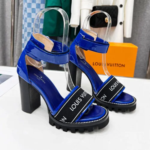 Louis Vuitton Women Shoes Sandals Fashion Summer Luxury Brand PODIUM PLATFORM SANDAL with Original Box Womens Sandals