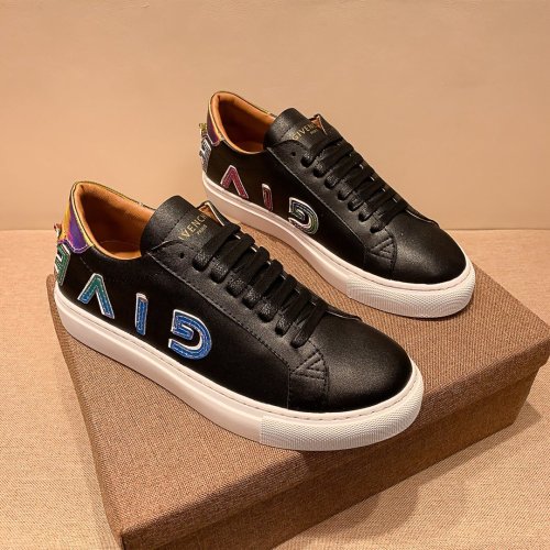 Givenchy Men Shoes Fashion Type Luxury Brand GIVENCHY SNEAKERS IN LEATHER WITH LATEX BAND with Original Box