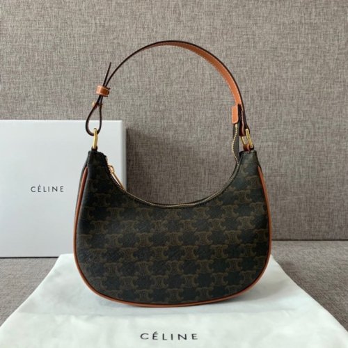 Celine Womens Bag AVA BAG IN TRIOMPHE CANVAS
