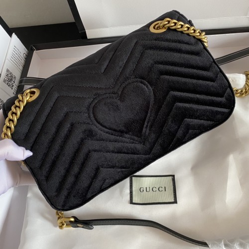 Gucci Womens Bags Shoulder Messenger Bag Luxury Brand Small GG Marmont bag with Original Box