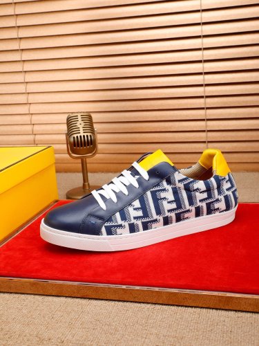 Fendi Mens Shoes Fashion Sneakers Luxury Brand Casual Shoes for Men with Original Box