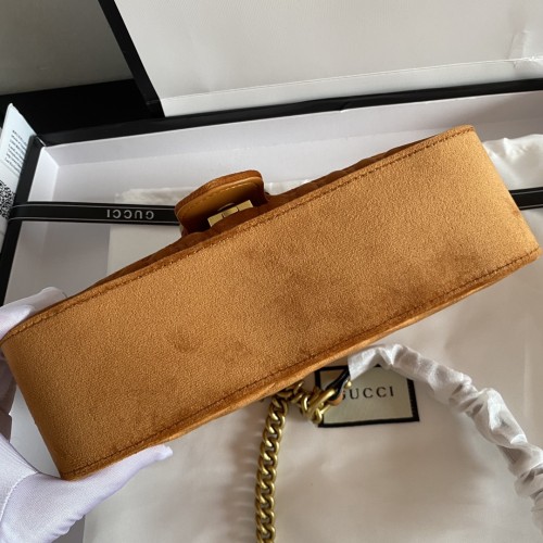 Gucci Womens Bags Shoulder Messenger Bag Luxury Brand Small GG Marmont bag with Original Box