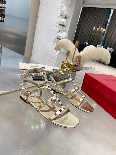 Valentino Women Shoes Mule Flip Flop Sandals ROMAN STUD SLIDE SANDAL IN QUILTED NAPPA with Original Box Luxury Brand