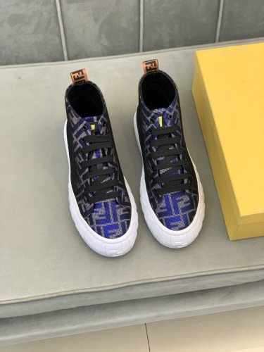 Fendi Mens Shoes Fashion Sneakers Luxury Brand Casual Shoes for Men with Original Box