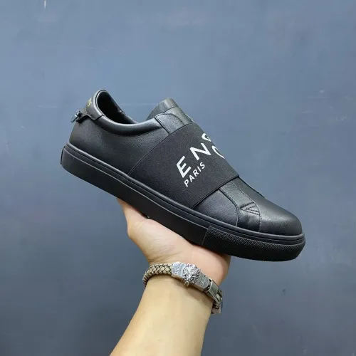 Givenchy Men Shoes Fashion Type Luxury Brand GIVENCHY SNEAKERS IN LEATHER WITH LATEX BAND with Original Box