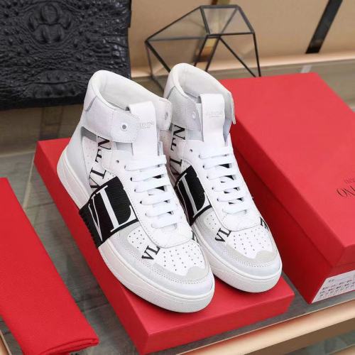Valentino Garavani Mid-Top Calfskin VL7N Sneaker With Bands Mens Shoes Sneakers Luxury Brand with Box VY2S0E03WRQ24P