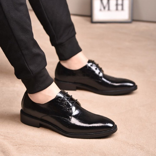 Gucci Mens Shoes Leather Design Luxury Brand Business Dress Shoes for Men with Original Box