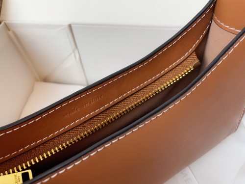 Celine Womens Bags Crossbody Design Luxury Brand CROSSBODY OVAL PURSE CUIR TRIOMPHE IN SMOOTH CALFSKIN with Original Box
