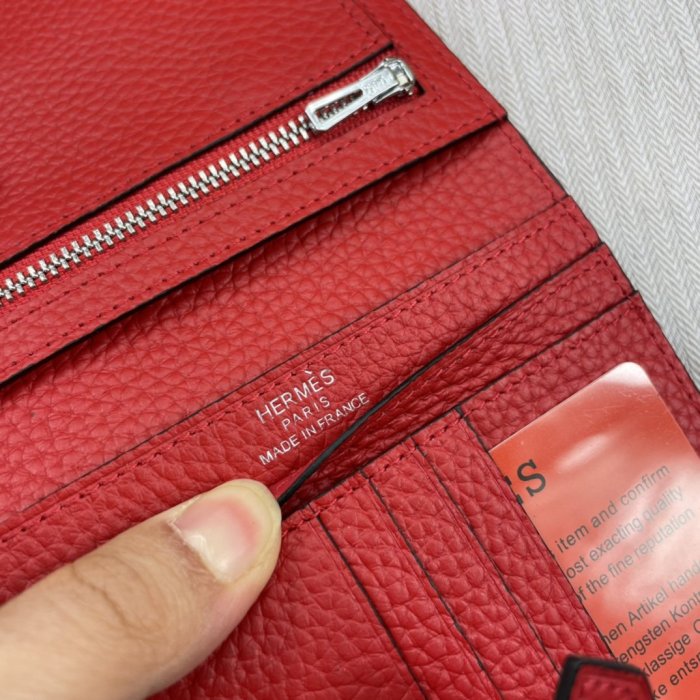 Hermes Womens Mens Wallets Purse Card Holder Leather Design Coin Bag with Original Box