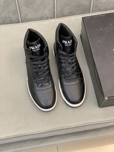Prada Mens Shoes Sneakers Casual Shoes for Men Luxury Brand Breathable Fashion Sneakers with Original Box