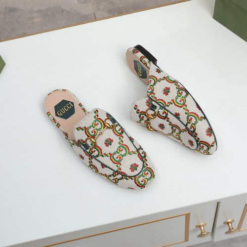 Gucci Womens Shoes Casual Loafers Design Luxury Brand Leather Princetown with Original Box