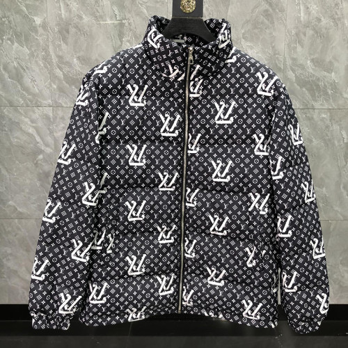 Louis Vuitton Design Mens Womens Winter Windprood Down Jackets Keep Warm 90% White Duck Down
