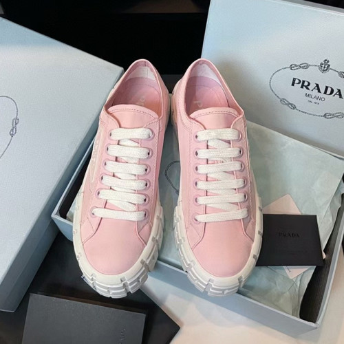 Prada Womens Shoes Sneakers Lace-Up Luxury Brand Fashion Sneakers for Women with Original Box