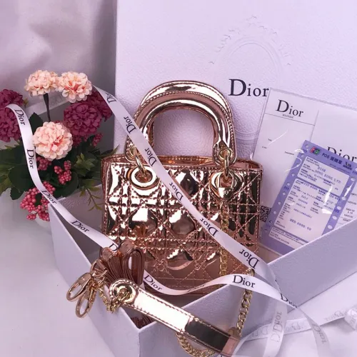 Dior Womens Bags Handbags Luxury Fashion LADY DIOR D-LITE BAG with Original Box
